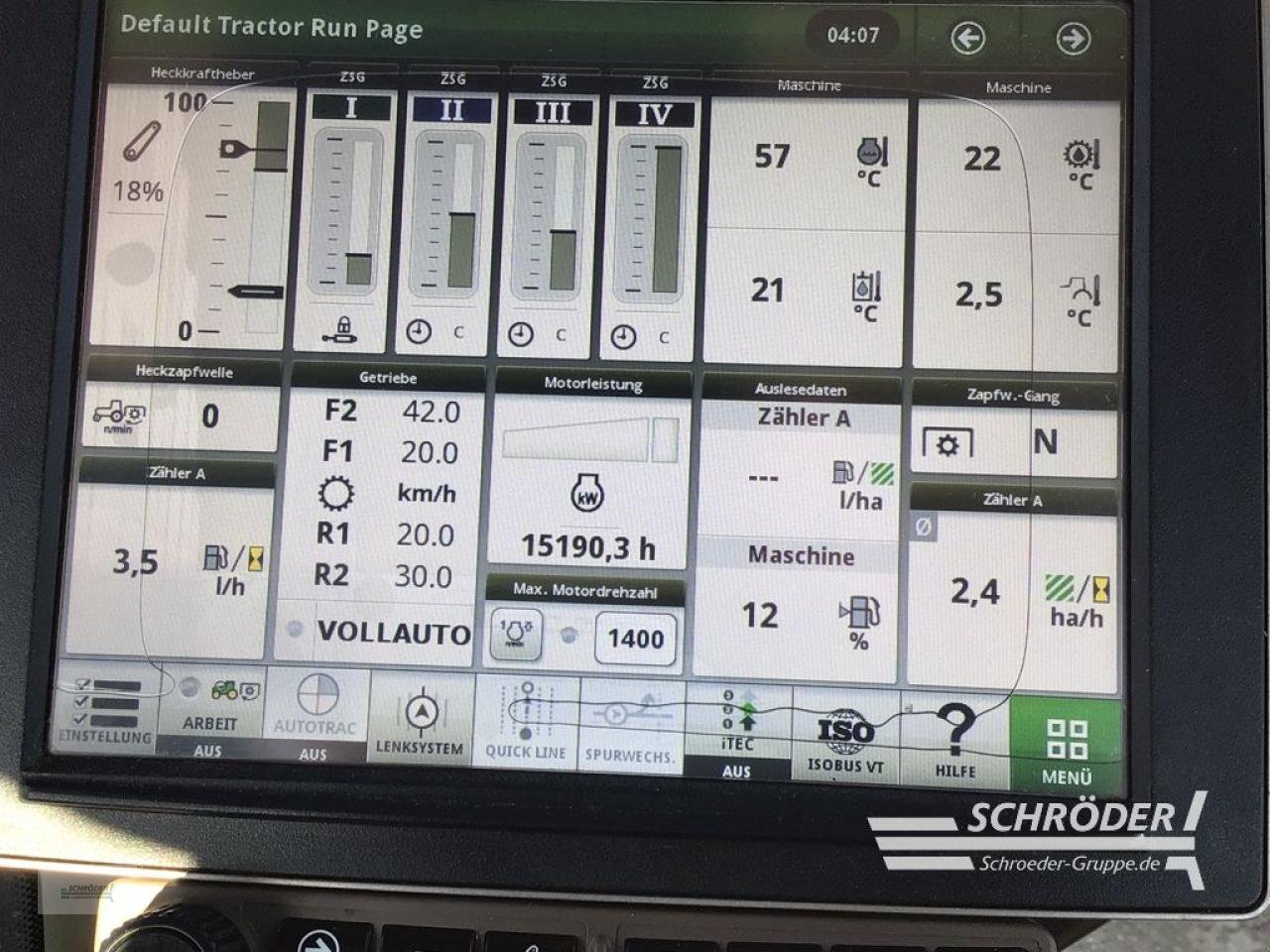 Traktor typu John Deere 6215 R | AUTOPOWER | STARFIRE 3000, Gebrauchtmaschine w Penzlin (Zdjęcie 9)